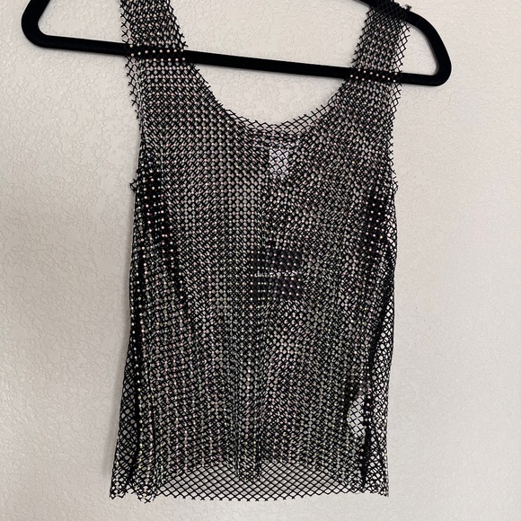 Bedazzle top. See through but super sexy. - Picture 1 of 3